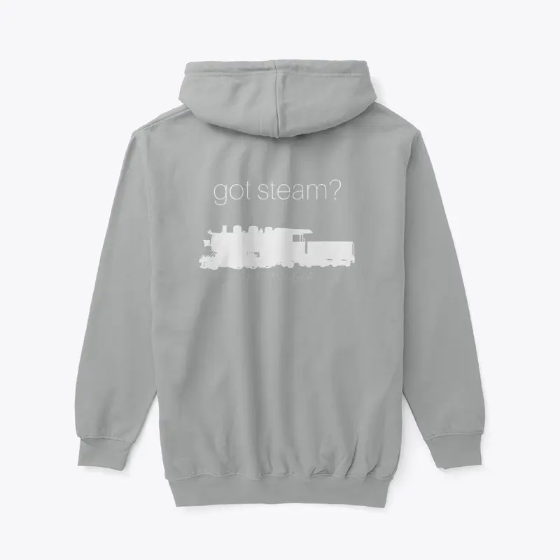 Unisex Zip-Up Hoodie Got Steam Logo