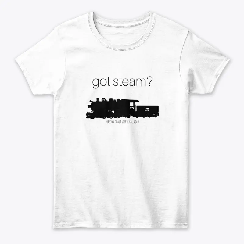 GOT STEAM? Logo Black